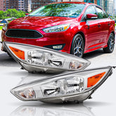 ISHARINGAUTOPARTS headlight assembly with chrome housing enhances visibility and style