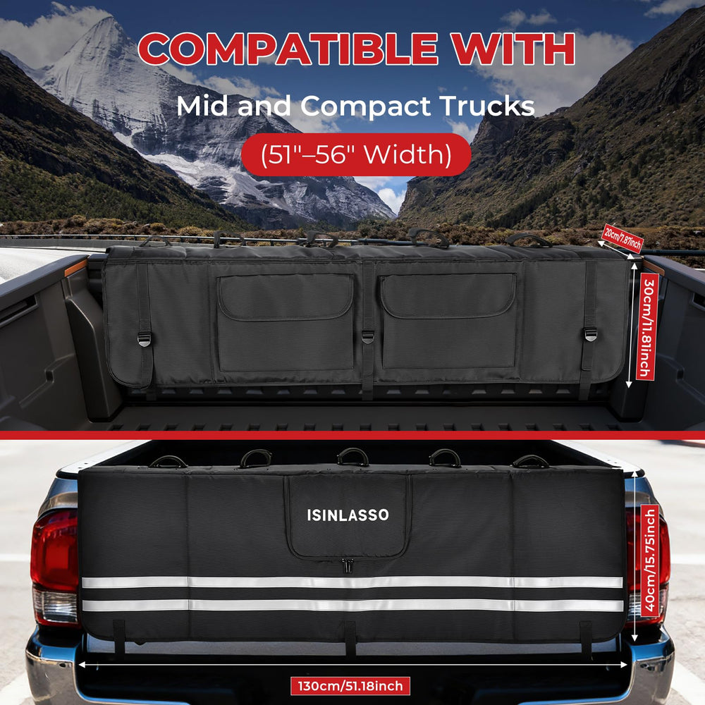 ISINLASSO Reflective strips enhance night visibility for safer transport.