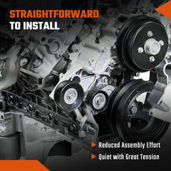 ISINSWIFT bearing bore 17mm for precise pulley fit.