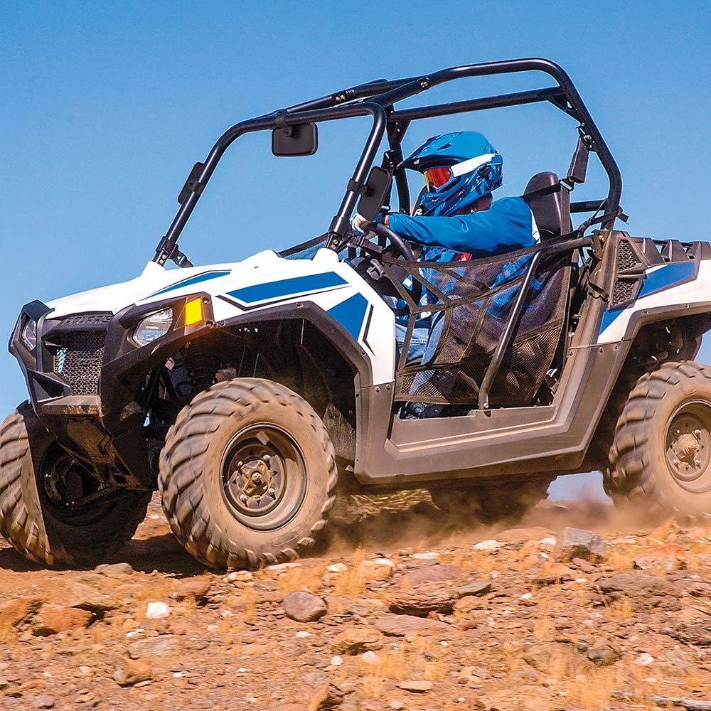 ISSYAUTO UTV mirror includes universal adapters for easy installation.