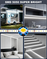 ISUERFY daylight white RV ambient light for clear nighttime visibility