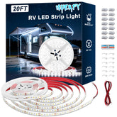 ISUERFY RV awning LED strip across 20ft for bright exterior illumination