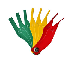 Green, yellow, and red indicators guide service decisions at a glance.