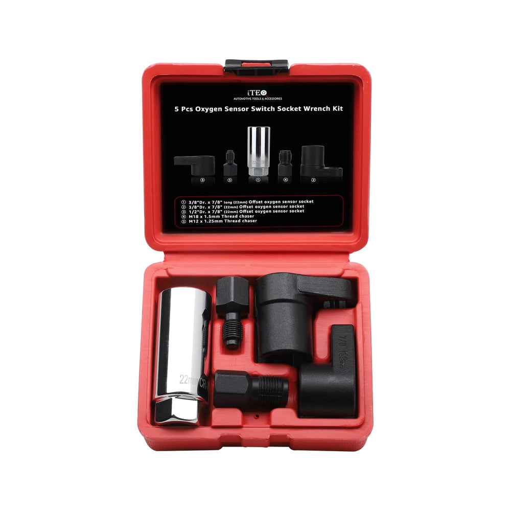 ITEQ deep broach socket for easy oxygen sensor removal in tight spaces.