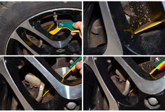 Compact, versatile tool for trucks and heavy-duty brake inspections.