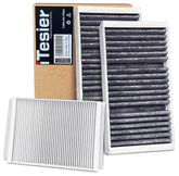 ITESIER cabin air filter kit packaging shows all components for easy replacement.