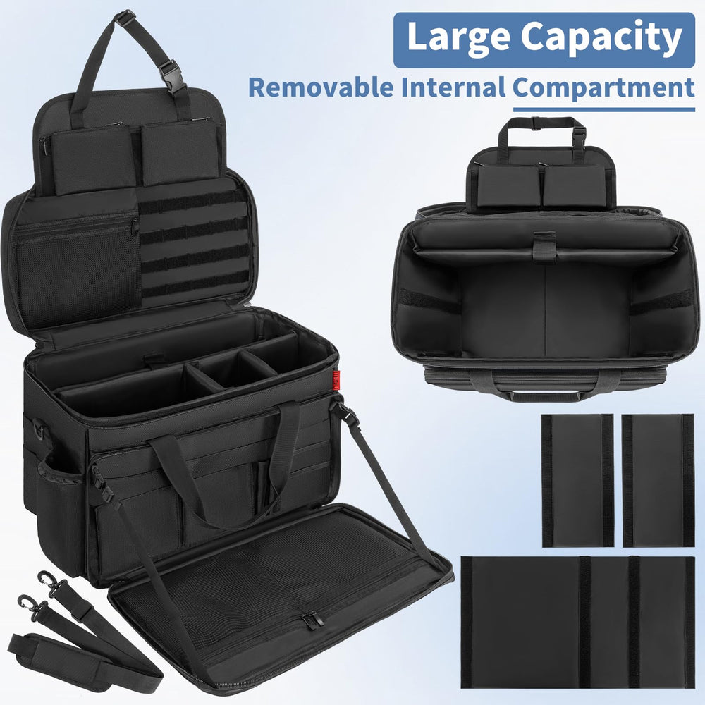 ITHWIU Patrol Bag durable 1680D oxford fabric withstands daily use.