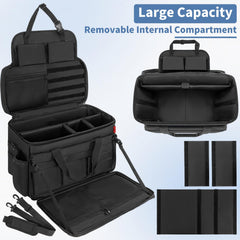 ITHWIU Patrol Bag durable 1680D oxford fabric withstands daily use.