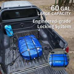 ITRAZ bladder folded for compact storage and transport.