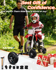 IUVWISN secure-learning-foundation helps kids enjoy first rides with confidence.