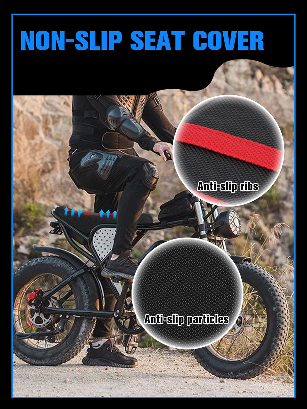 IUVWISN waterproof finish close-up illustrating rain resistance and easy cleaning