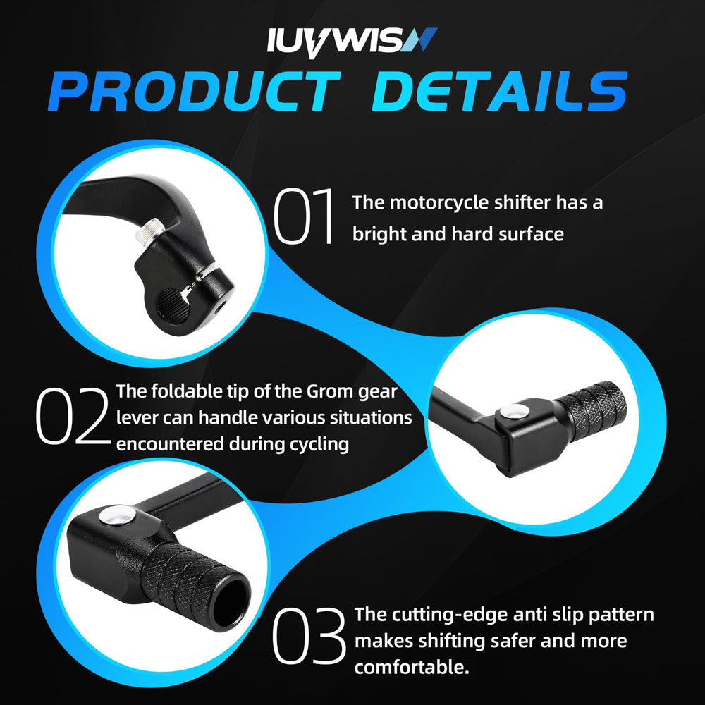 IUVWISN-crash-protection-tip lever enhances durability in minor impacts.