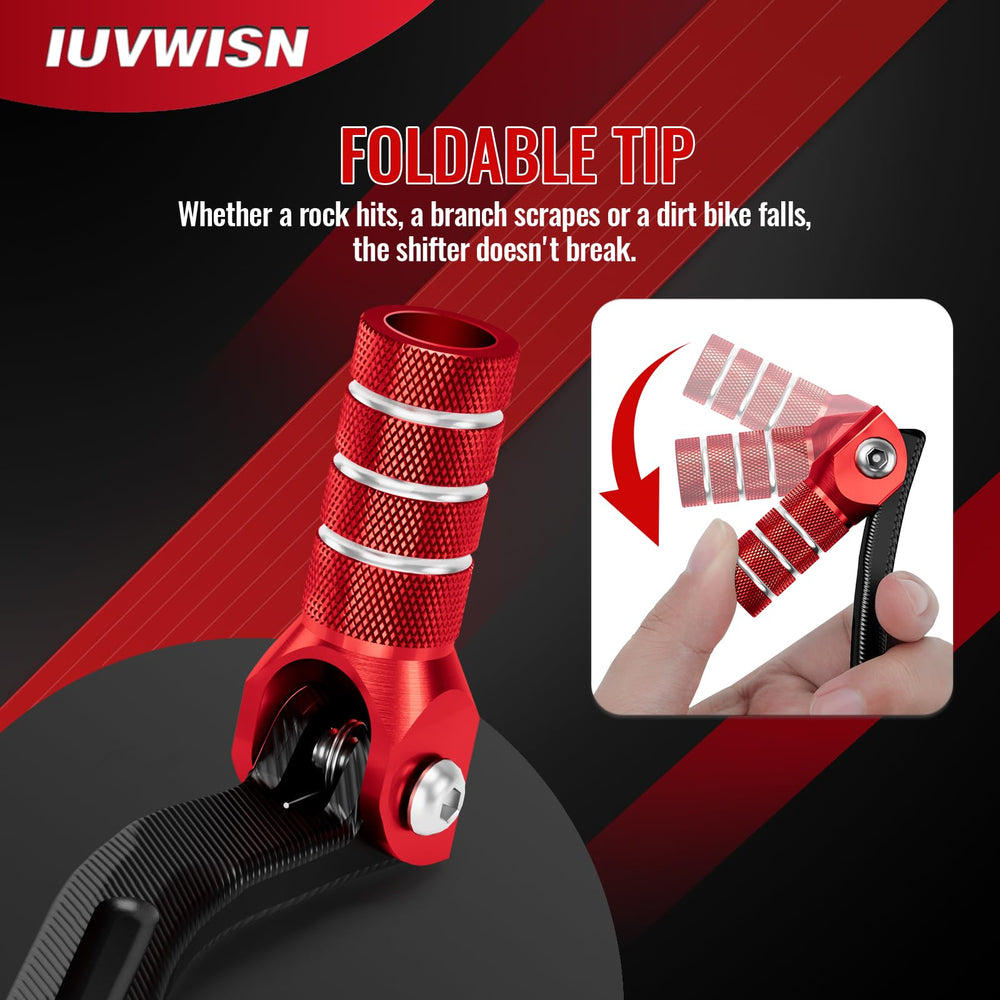 IUVWISN foldable tip reduces breakage risk on rough trails