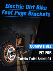 IUVWISN foot pegs bracket top view, precision CNC fit for Tuttio Soleil 01.