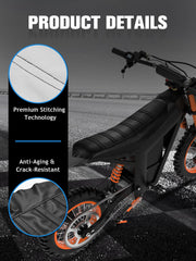 IUVWISN easy-cleaning seat cover rinses and dries quickly after rides