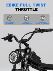 IUVWISN durable reinforced plastic throttle body for all-weather use.