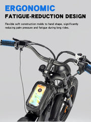 IUVWISN eBike throttle with two keys, easy install on 22mm handlebars.