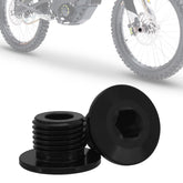 IUVWISN front fork axle nut cap on Surron LBX protecting the axle from dust