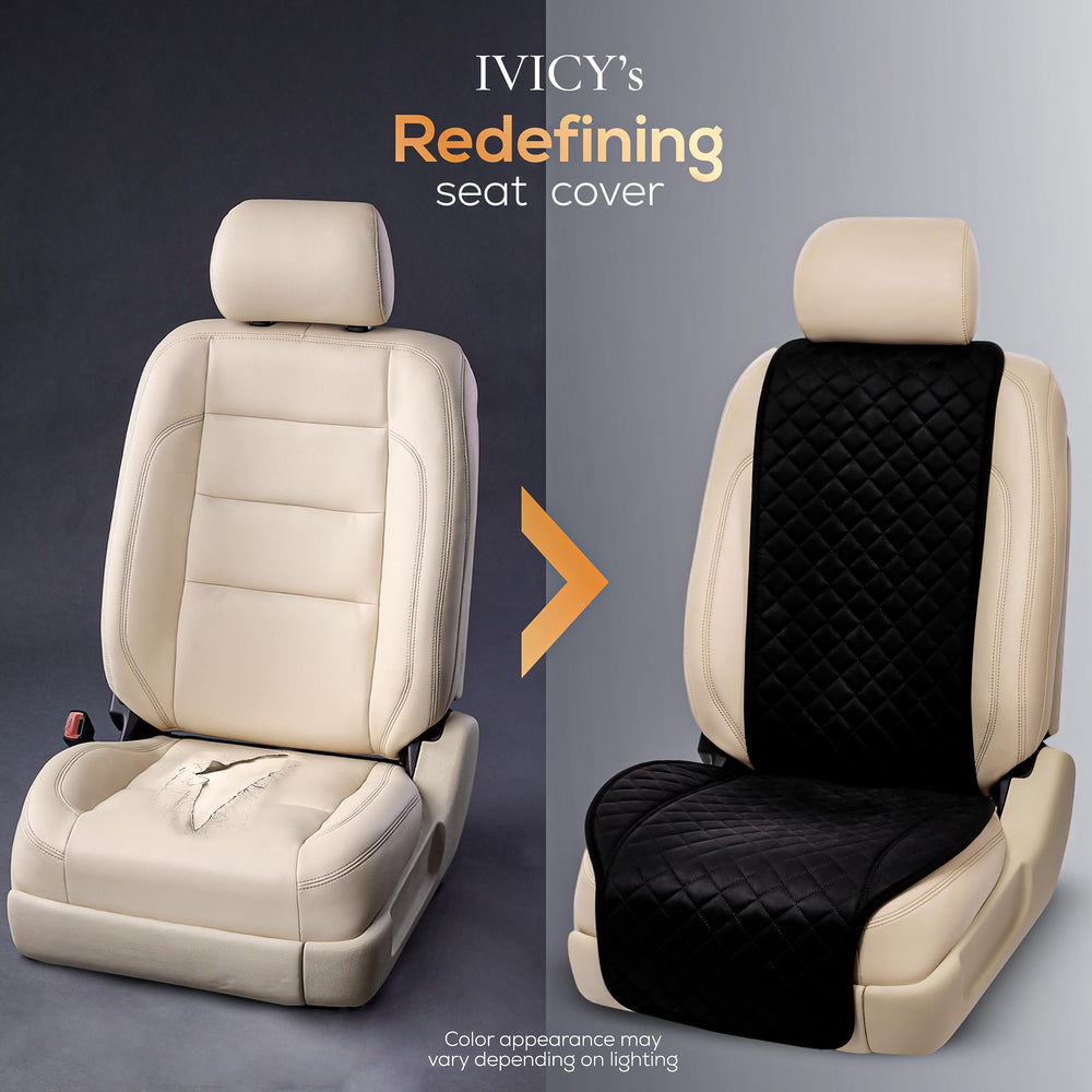IVICY all-season front seat cover designed for year-round comfort.
