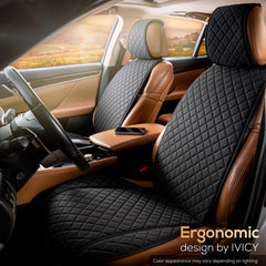 IVICY non-slip backing ensures stable fit during daily drives.