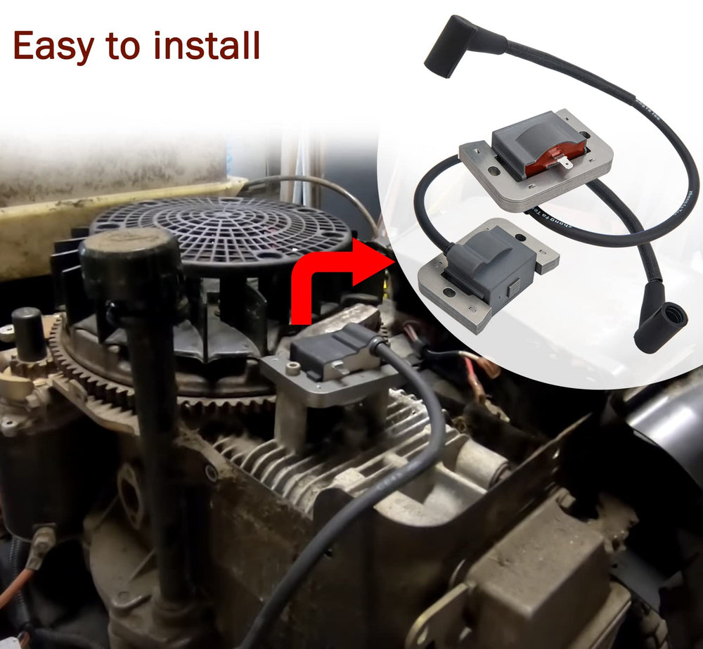 IVONNEY installation steps image suggesting easy, tool-friendly swap for Kohler engines