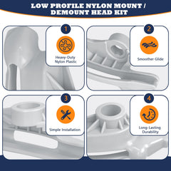 IWIWE low-profile design protects expensive rims during tire changes