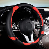 iwantit premium grip steering wheel cover carbon fiber texture for a stylish drive