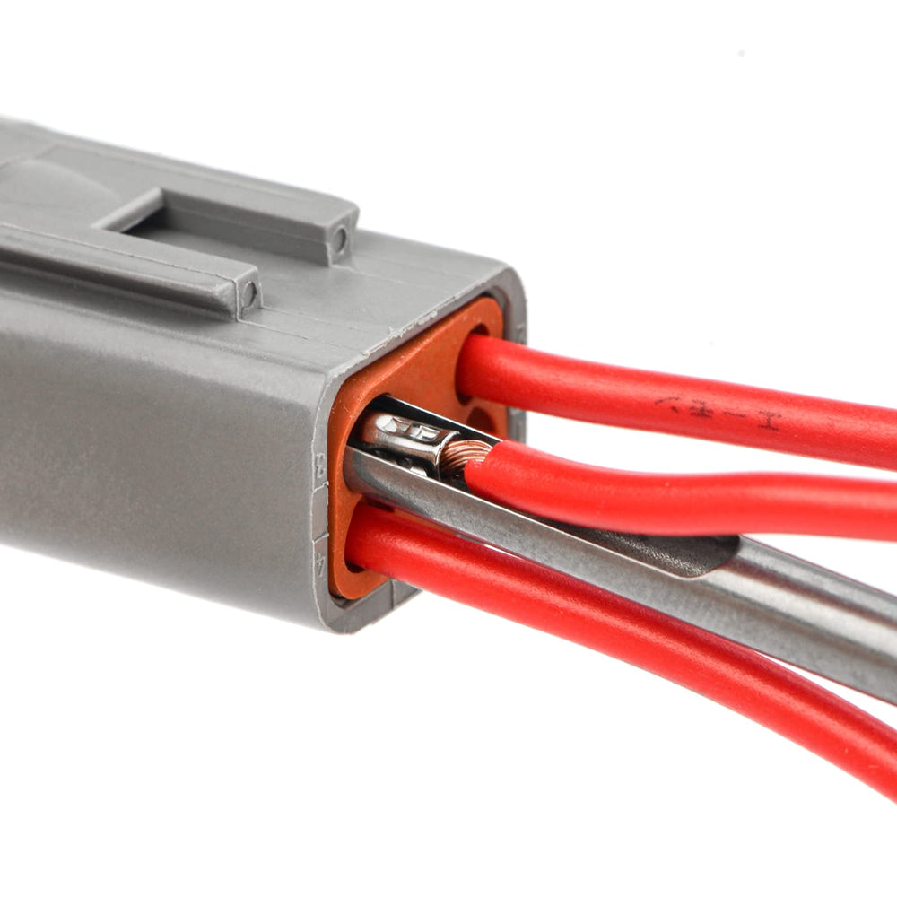 U-tube blade hugs connectors for smooth separation.
