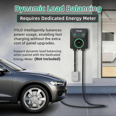 IYILO Level 2 EV Charger in use with vehicle enabling efficient charging.