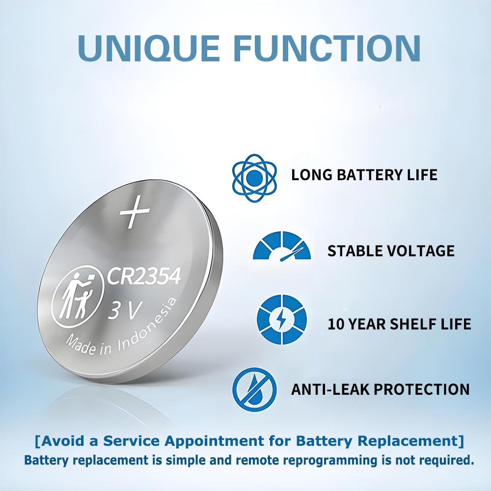 IYUKETROR remote battery insertion simplifies maintenance and keeps entry smooth.