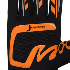 J-RACING professional driver gloves offer secure fit and precise control