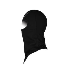 J-RACING Balaclava SFI 3.3 certification badge close-up signals trusted fire protection.