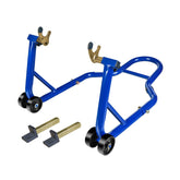 Jack Boss rear combo stand blue lifts sport bikes for maintenance