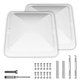 Jack Boss 14x14 RV vent cover front view for improved airflow