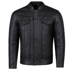 Mandarin collar and true American cut on Jackets 4 Bikes Commuter jacket