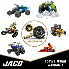 JACO Elite in-use check shows precise 0-15 psi readings on the go.