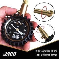 JACO ElitePro built-in air bleeder valve enables quick pressure relief.