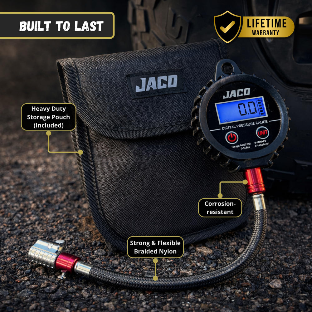 JACO ElitePro-X protective padded storage pouch keeps the gauge safe