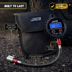 JACO ElitePro-X protective padded storage pouch keeps the gauge safe