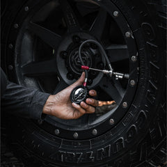 ANSI-calibrated gauge on RX4 displays precise pressure up to 60 PSI.