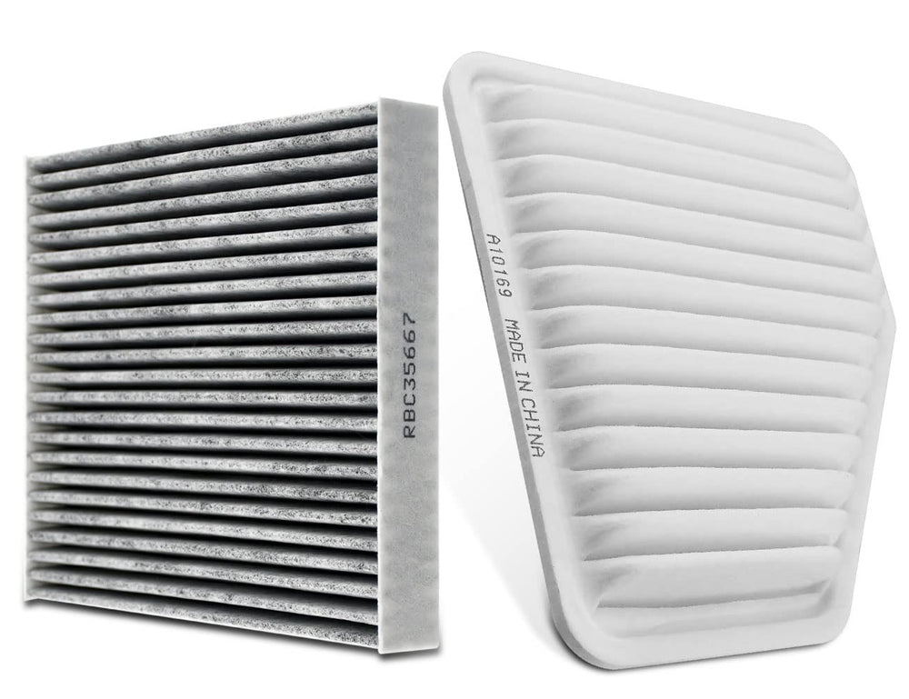 JADODE CA10169 CF10285 combo engine air filter for Toyota Camry reduces dust and pollen