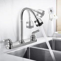 JAKARDA RV faucet chrome finish resists rust and UV damage in outdoor use.