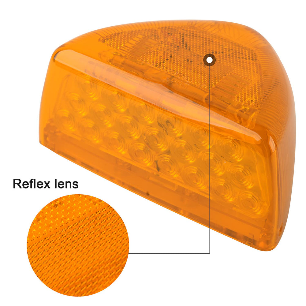 Jamarco 31 LED amber front signal for Peterbilt 359 enhances signaling