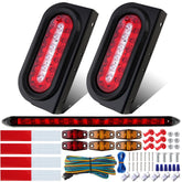 Jamarco 6in oval LED tail light with mounting bracket for trailer visibility