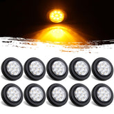 Jamarco amber LED marker light with clear lens for trucks enhances visibility