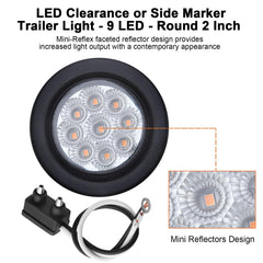 Jamarco IP65 waterproof housing protects the marker light in rugged environments