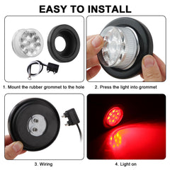 Jamarco 2.5-inch outer diameter marker light design for trailers