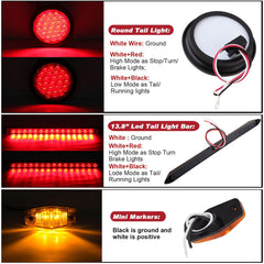 Jamarco 13.8in trailer light bar adds visible 3rd brake identification