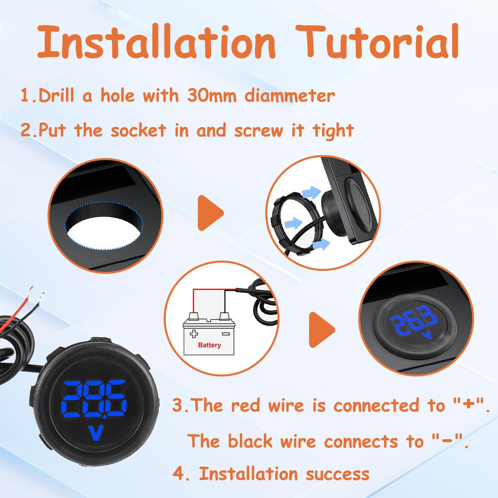 JAMHER quick connection terminals for easy, reliable installation.