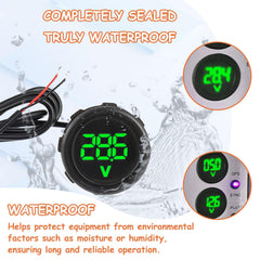 JAMHER waterproof voltmeter body designed for harsh environments.